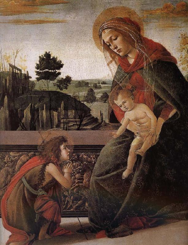 Sandro Botticelli Our Lady of John son and salute oil painting image